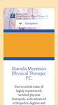 Mobile Screenshot of pamelamorrisonpt.com